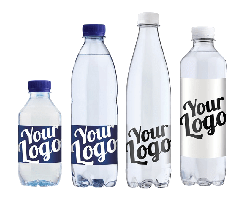 Vandflasker med logo tryk i alle regnbuens farver ToGoTryk